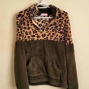 Half Print Women's Pullover